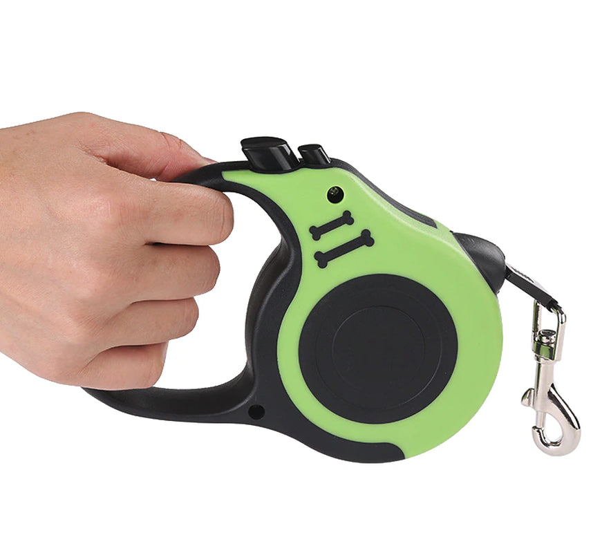 16.5FT Automatic Retractable Dog Leash with Pet Collar - Hands-Free Walking Solution, Free Shipping within the US