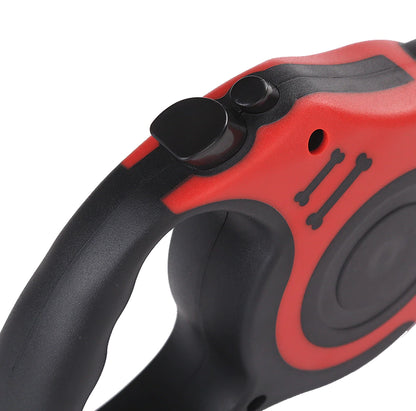 16.5FT Automatic Retractable Dog Leash with Pet Collar - Hands-Free Walking Solution, Free Shipping within the US