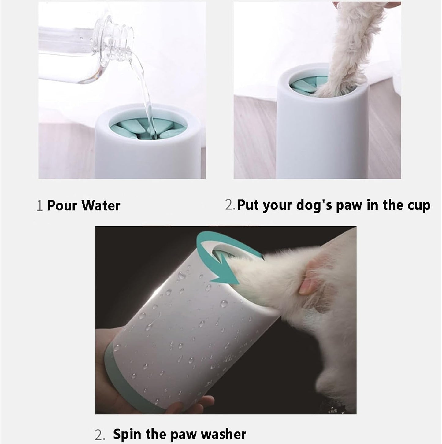 Professional Pet Paw Cleaner for Dogs and Cats - Suitable for All Sizes