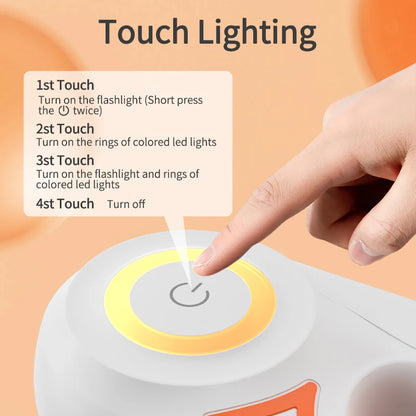 5M Automatic Retractable Dog Leash with LED Light - Stylish and Functional Pet Walking Solution