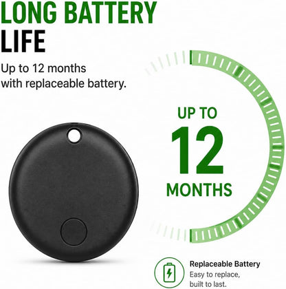 GPS Dog Collar Tracker - Waterproof Smart Tag Compatible with Apple Find My, No Monthly Fee, Advanced Tracking Solution for Pet Safety, Suitable for Small and Large Dogs