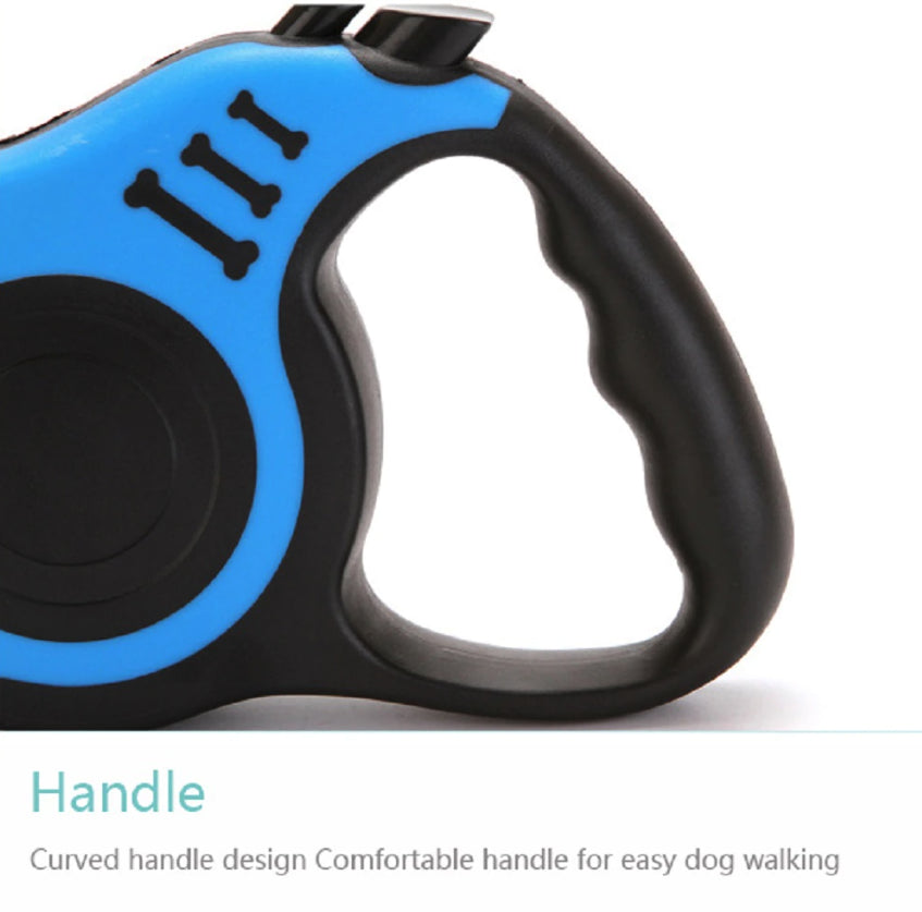 16.5FT Automatic Retractable Dog Leash with Pet Collar - Hands-Free Walking Solution, Free Shipping within the US