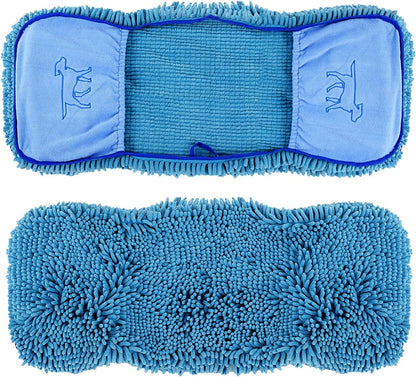 Ultra Absorbent Microfiber Quick Dry Towel for Dogs | Extra Large 35X15 Size | Comfortable Hand Pockets | Suitable for All Breeds | Indoor and Outdoor Use | Durable and Machine Washable