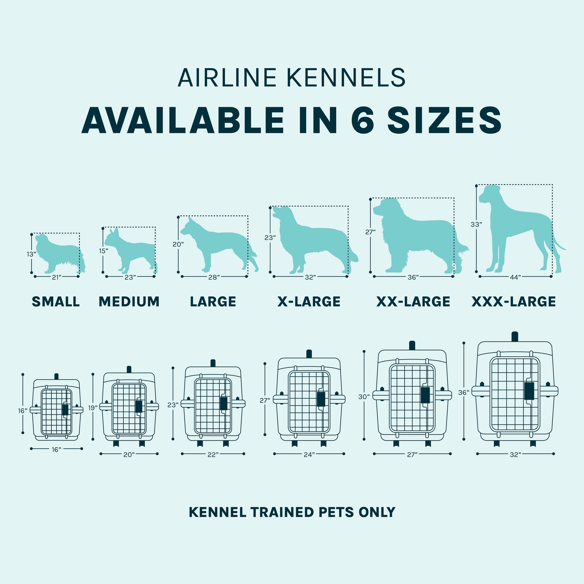 Large Airline-Approved Plastic Dog Kennel with Wheels