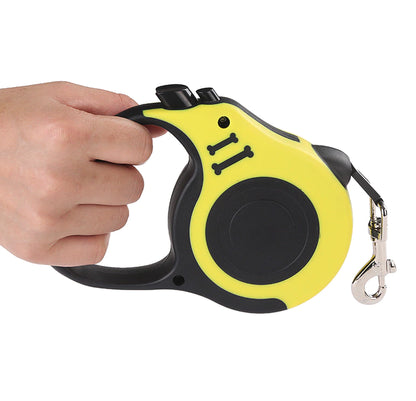16.5FT Automatic Retractable Dog Leash with Pet Collar - Hands-Free Walking Solution, Free Shipping within the US