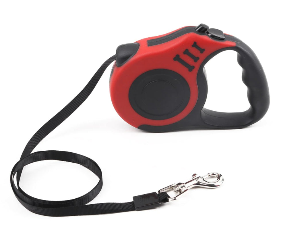 16.5FT Automatic Retractable Dog Leash with Pet Collar - Hands-Free Walking Solution, Free Shipping within the US