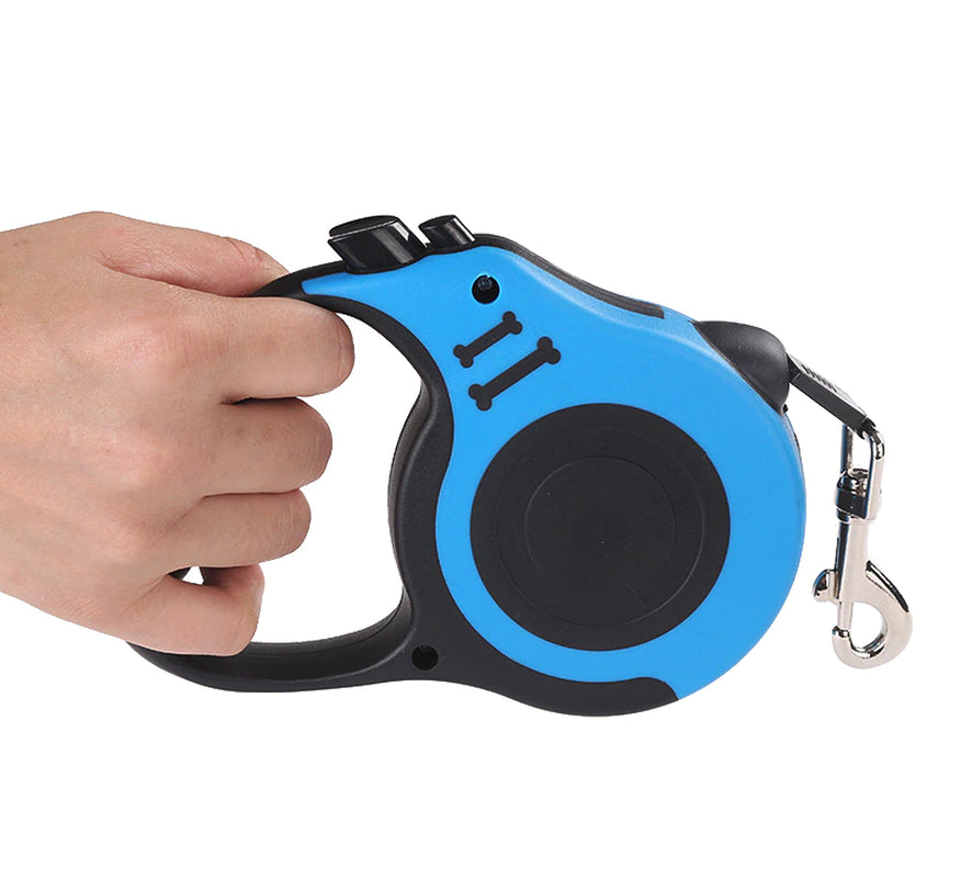 16.5FT Automatic Retractable Dog Leash with Pet Collar - Hands-Free Walking Solution, Free Shipping within the US