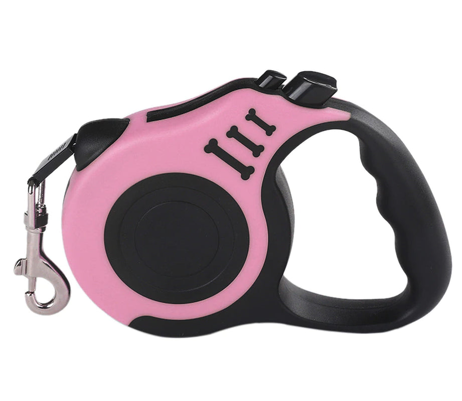 16.5FT Automatic Retractable Dog Leash with Pet Collar - Hands-Free Walking Solution, Free Shipping within the US